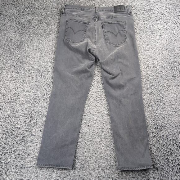 Levi's 311 Jeans Womens 30 Gray Stretch Shaping Skinny Denim Med Wash Mid Rise - Picture 2 of 9